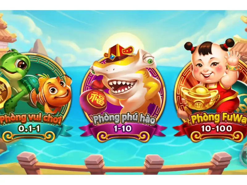 🏆 3 PHÒNG CHƠI – MỖI CẤP ĐỘ, MỘT CƠ HỘI LÊN ĐỜI